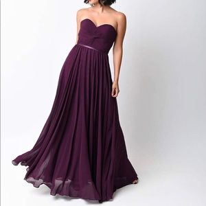 Cinderella Dress| Plum Bridesmaid Dress